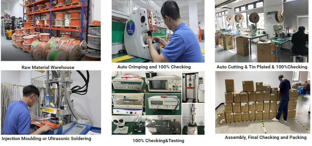 Customized Various Sh Zh pH Xh Vh Pin 1.0 1.5 2.0 1.25 2.54mm Pitch Connector Electronic Harness Cable Assembly for Electrical